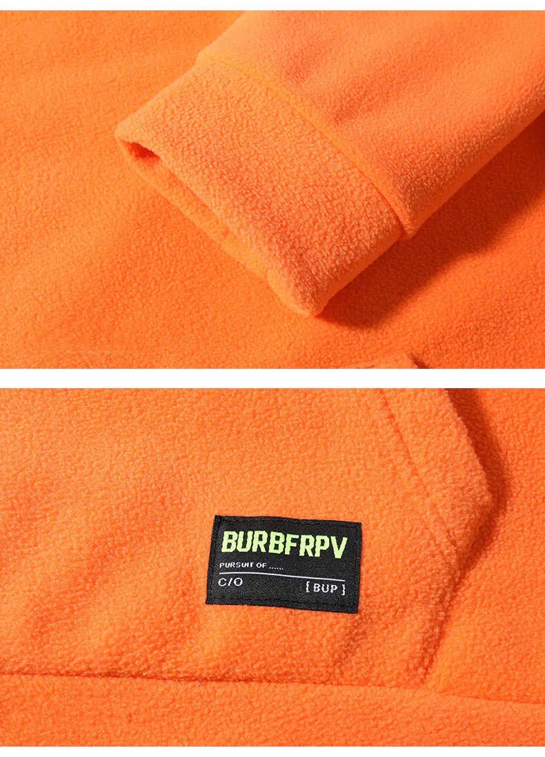 Vinter Velour Mode Street Herre Hoodie - StilNord