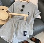 Women's Casual Loose T-shirt & Shorts Set