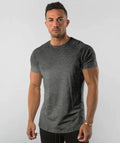 Sommer Fitness Ensfarvet T-shirt