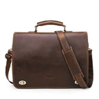 Men's Leather Business Briefcase - Fashionable Design