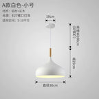 Nordic Style Vintage Restaurant Pendant Light Fixture
