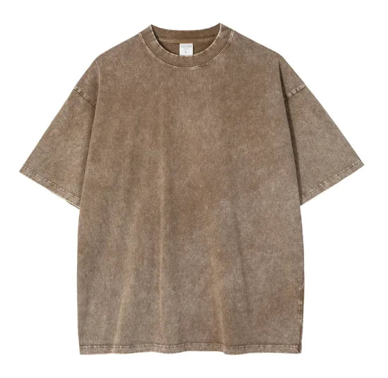 Batik Crew Neck Cotton T-Shirt