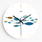 Creative Nordic Wall Clock with Panda Design