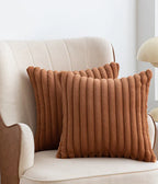 Nordic Faux Rabbit Fur Drawstring Pillowcase