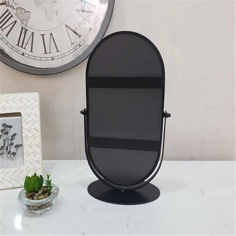 Nordic Retro Desktop Vanity Makeup Mirror