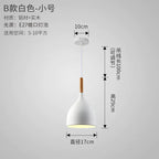 Nordic Style Vintage Restaurant Pendant Light Fixture